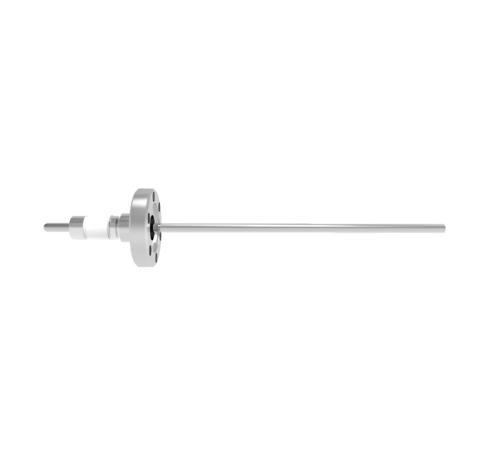 0.154 Conductor Diameter 1 Pin 10kV 30 Amp Nickel Conductor in a CF1.33