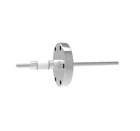 0.250 Conductor Diameter 1 Pin 15kV 12 Amp 304 Stn. Stl. Conductor in a CF2.75