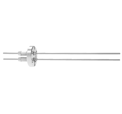 0.094 Conductor Diameter 2 Pin 5kV 3.6 Amp 304 Stn. Stl. Conductor in a CF1.33