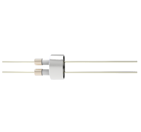 0.050 Conductor Diameter 2 Pin 6kV 8.2 Amp Nickel Conductor Weld
