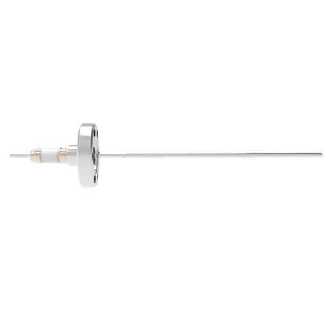 0.094 Conductor Diameter 1 Pin 10kV 16.5 Amp Nickel Conductor in a CF1.33