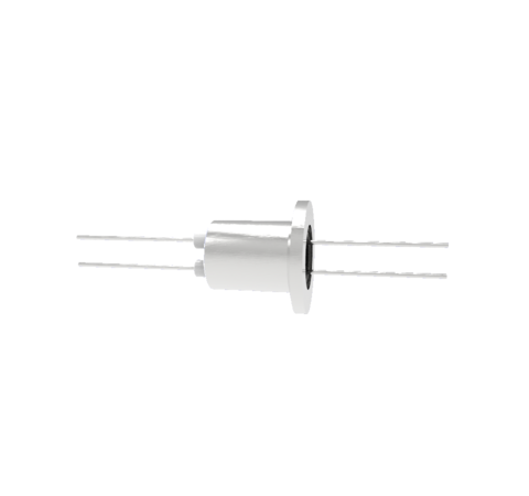 0.050 Conductor Diameter 2 Pin 3kV 8.2 Amp Nickel Conductor in a KF16