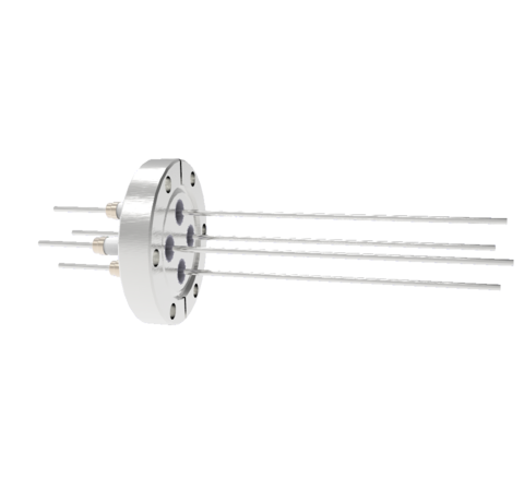 0.094 Conductor Diameter 4 Pin 5kV 16.5 Amp Nickel Conductor in a CF2.75