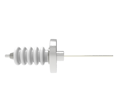 0.094 Conductor Diameter 1 Pin 30kV 3.6 Amp 304 Stn. Stl. Conductor in a CF2.75