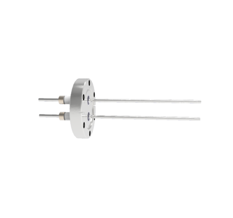 0.154 Conductor Diameter 2 Pin 5kV 30 Amp Nickel Conductor in a CF2.75