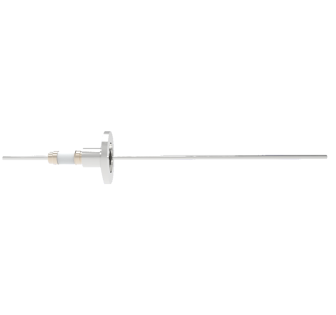 0.094 Conductor Diameter 1 Pin 5kV 3.6 Amp 304 Stn. Stl. Conductor in a KF16