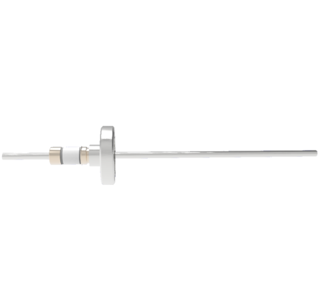 0.154 Conductor Diameter 1 Pin 5kV 6.5 Amp 304 Stn. Stl. Conductor in a CF1.33