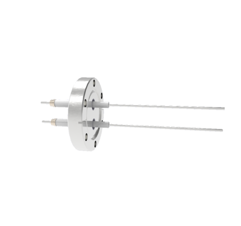 0.094 Conductor Diameter 2 Pin 20kV 3.6 Amp 304 Stn. Stl. Conductor in a CF2.75