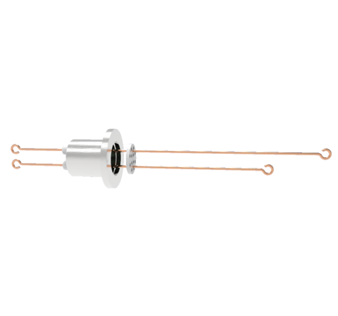 Thermocouple, Type T, 1 Pair Loop Type, in a KF16 ISO Quick Flange Without Plug