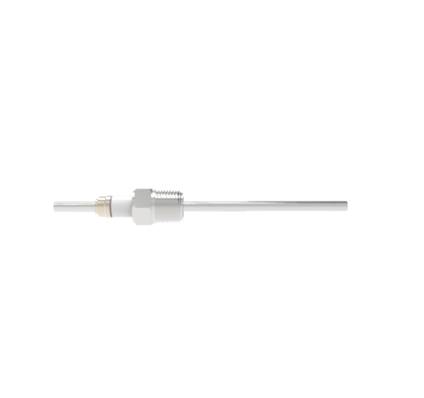 0.250 Conductor Diameter 1 Pin 5kV 56 Amp Nickel Conductor in a NPT 1/2