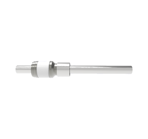 8kV Stainless Steel Tube Feedthrough, 0.500 Inch Conductor Diameter, 1 Pin Weld in Feedthrough