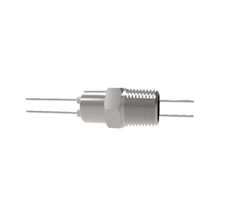 0.050 Conductor Diameter 2 Pin 3kV 8.2 Amp Nickel Conductor in a NPT 1/2