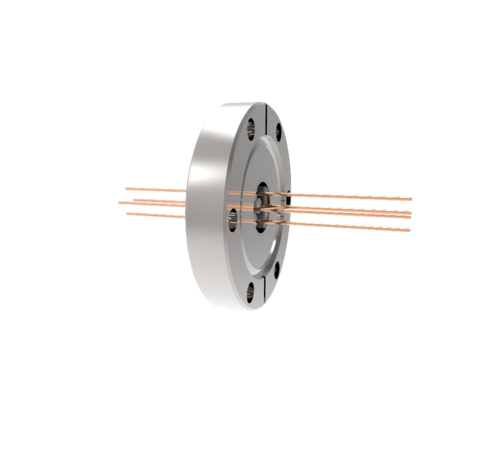 0.050 Conductor Diameter 4 Pin 3kV 27 Amp Copper Conductor in a CF2.75