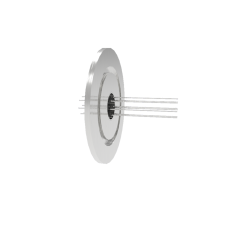 0.032 Conductor Diameter 8 Pin 1.5kV 5 Amp Nickel Conductor in a KF50
