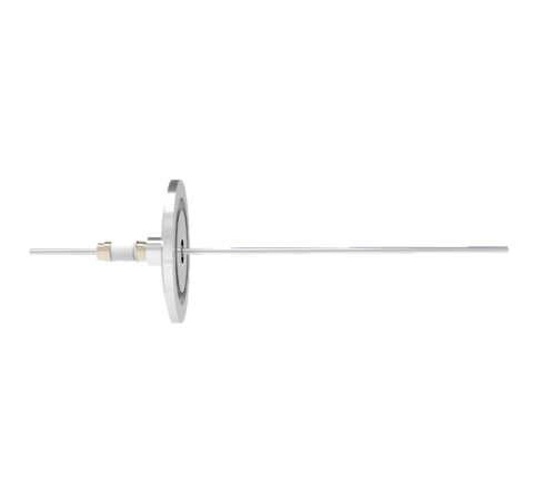 0.094 Conductor Diameter 1 Pin 5kV 16.5 Amp Nickel Conductor in a KF40