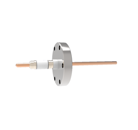 0.250 Conductor Diameter 1 Pin 15kV 100 Amp Copper Conductor in a CF2.75