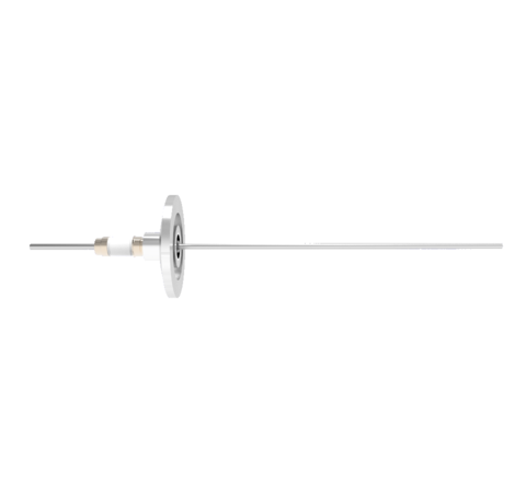 0.094 Conductor Diameter 1 Pin 5kV 16.5 Amp Nickel Conductor in a KF25