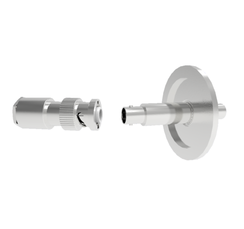 MHV Grounded Shield Recessed 5kV 3.6 Amp KF40 Flange With Plug