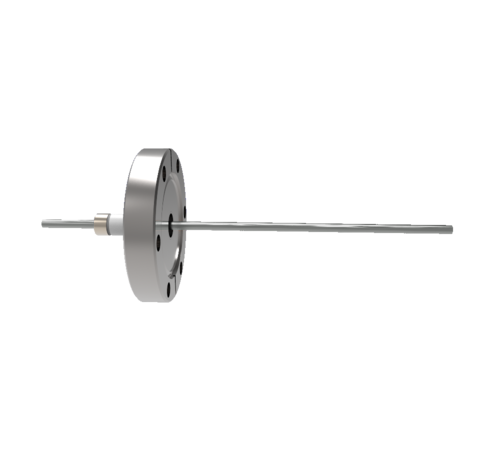 0.154 Conductor Diameter 1 Pin 5kV 6.5 Amp 304 Stn. Stl. Conductor in a CF2.75