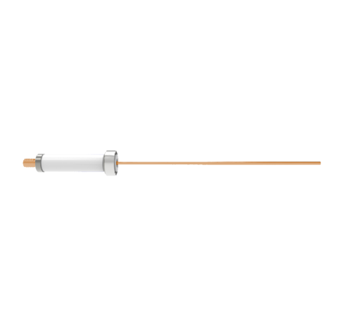 20kV, 55 Amp Copper Feedthrough, Weld in, 0.094 Inch Conductor Diameter