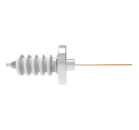 0.094 Conductor Diameter 1 Pin 30kV 55 Amp Copper Conductor in a CF2.75