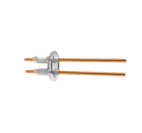 0.250 Conductor Diameter 2 Pin 15kV 185 Amp Copper Conductor in a KF40