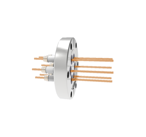 0.094 Conductor Diameter 6 Pin 5kV 55 Amp Copper Conductor in a CF2.75