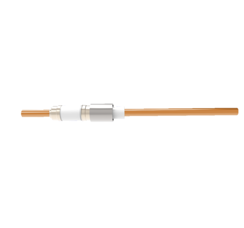 0.250 Conductor Diameter 1 Pin 12kV 185 Amp Copper Conductor Ceramic Extension on Vacuum Side