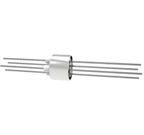 0.050 Conductor Diameter 4 Pin 3kV 13.5 Amp Molybdenum Conductor Weld