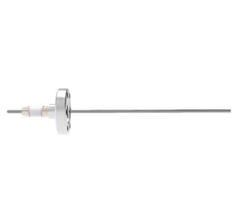 0.094 Conductor Diameter 1 Pin 10kV 28 Amp Molybdenum Conductor in a CF1.33