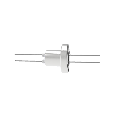 0.050 Conductor Diameter 2 Pin 3kV 13.5 Amp Molybdenum Conductor in a CF1.33