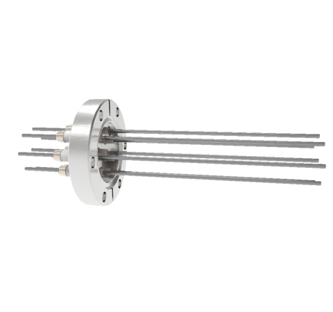 0.094 Conductor Diameter 8 Pin 5kV 28 Amp Molybdenum Conductor in a CF2.75