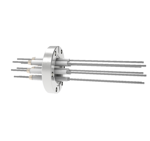 0.094 Conductor Diameter 8 Pin 12kV 28 Amp Molybdenum Conductor in a CF2.75