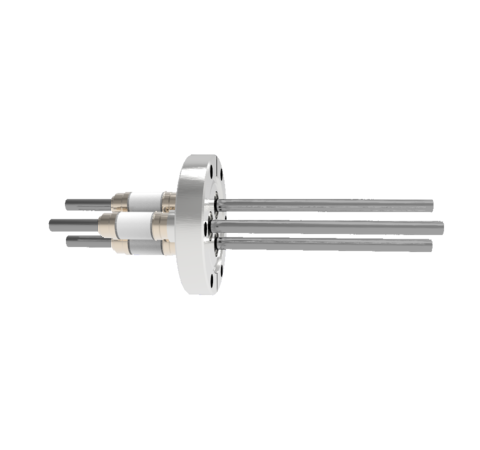 0.250 Conductor Diameter 3 Pin 12kV 93 Amp Molybdenum Conductor in a CF2.75