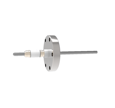 0.250 Conductor Diameter 1 Pin 15kV 93 Amp Molybdenum Conductor in a CF2.75