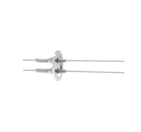 0.094 Conductor Diameter 2 Pin 14kV 3.6 Amp 304 Stn. Stl. Conductor in a KF40