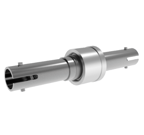 Fiber Optic Feedthrough, Multimode, Hermetic ST-ST Adapter, Weld in