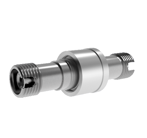 Fiber Optic Feedthrough, Single Mode, Hermetic, FC-FC Adapter, Weld In