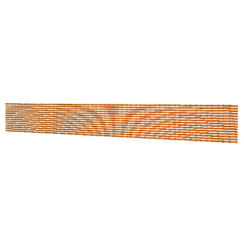 15 Conductor, Kapton Insulated Cable, 0.024 Inch Diameter, Silver Plated Copper Wire, 2kV, 5.5 Amp