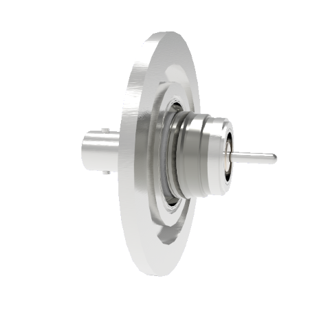 BNC Floating Shield  500V 3.6 Amp 0.094 304 Stn. Stl. Conductor KF40 Flange Without Plug