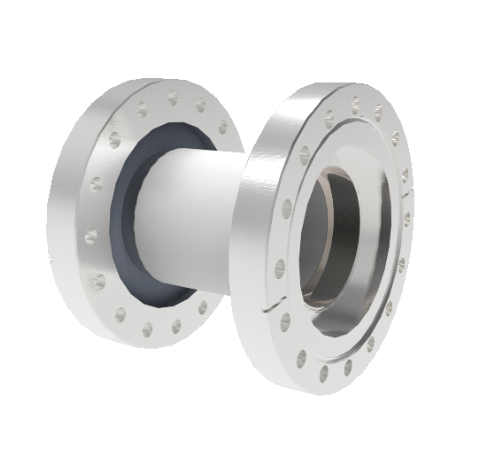 60kV Isolator, 2.5 Inch Insulator ID, Rated From -55°C to 450°C, Break on CF6.00 Conflat Flanges