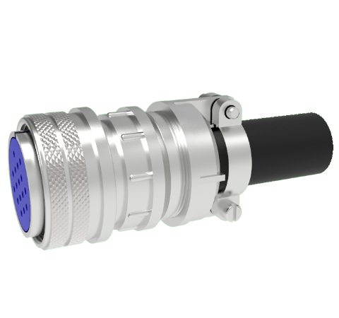 Mil-C-5015 Circular, Air Side Solder Plug, 16 Pin, 0.062 Diameter Contacts, 700V, 13 Amp