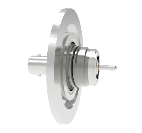MHV Floating Shield 5kV 3.6 Amp 0.094 304 Stn. Stl. Conductor KF40 Flange Without Plug