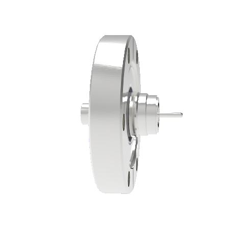 BNC Floating Shield 500V 3.6 Amp 0.094 304 Stn. Stl. Conductor CF2.75 Flange Without Plug