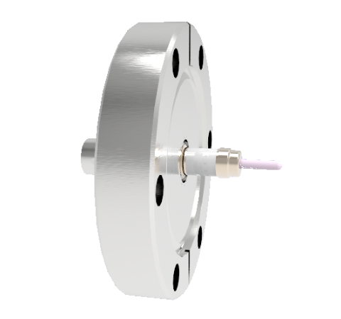 SHV Grounded Shield Exposed 5kV 10 Amp 0.094 Nickel Conductor CF2.75 Flange Without Plug