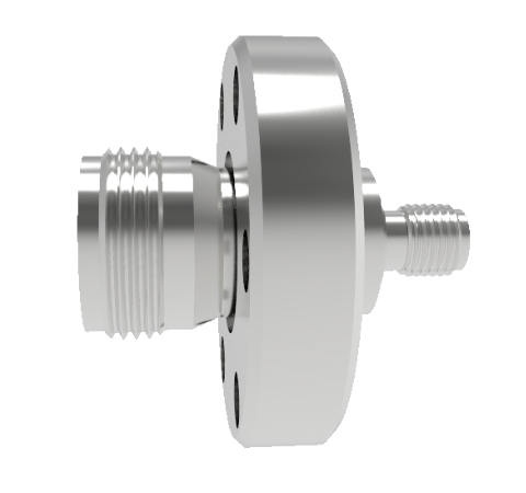 Type N to SMA  50 Ohm Grounded Shield 1.5kV 1 Amp CF1.33 Flange Without Type N Air Side Plug