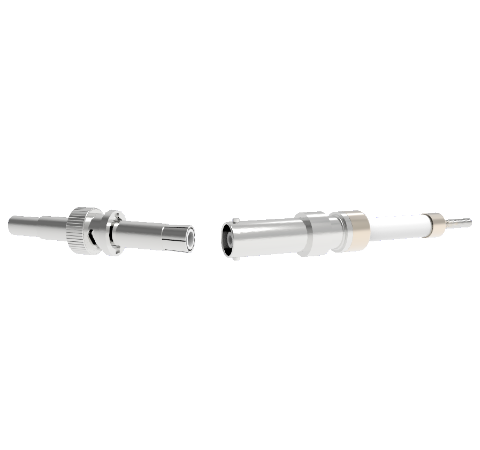 SHV Grounded Shield Exposed 10kV 2.2 Amp 304 Stn. Stl. Conductor Weld With Plug