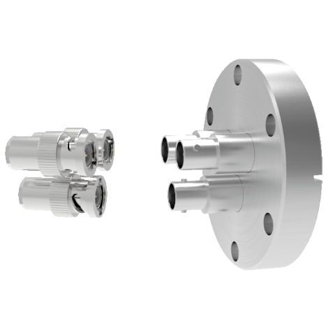 MHV Grounded Shield Recessed 5kV 3.6 Amp 0.094 304 Stn. Stl. Conductor 3 each CF2.75 With Plug