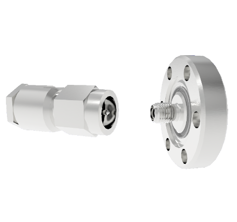 SMA 50 Ohm Grounded Shield 500V 0.8 Amp CF1.33 Flange With Plug