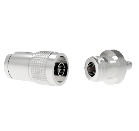 Type N to SMA 50 Ohm Grounded Shield 1.5kV 1 Amp Weld with Type N Air Side Plug